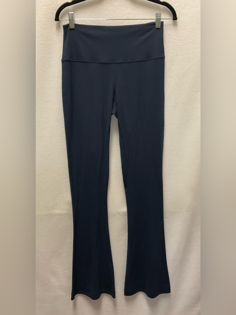 lululemon athletica Navy High-Rise Ribbed Flare Leggings